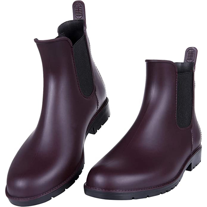 Women's Ankle Rain Boots Waterproof Chelsea Boots