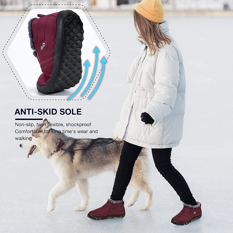 Women's Winter Solid Colors Snow Boots